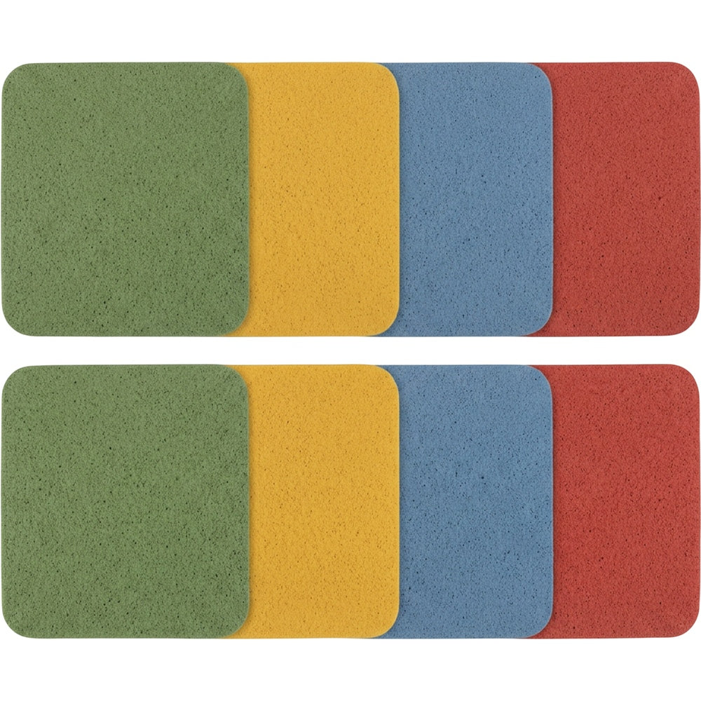 Zanoa Cellulose Sponge Cleaning Cloths Set of 8 20 x 18 cm Four Colours - Product view