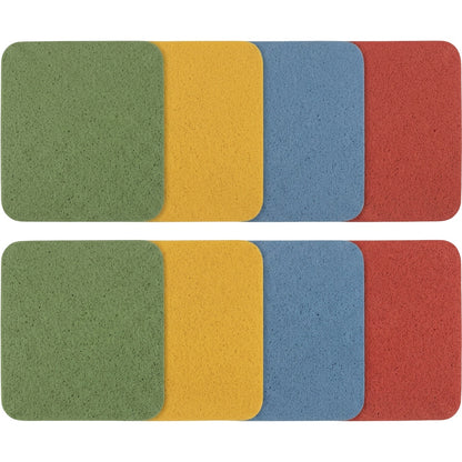 Zanoa Cellulose Sponge Cleaning Cloths Set of 8 20 x 18 cm Four Colours - Product view