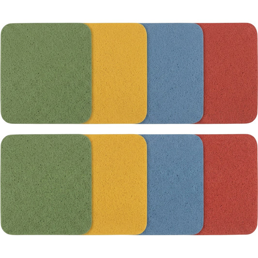 Zanoa Cellulose Sponge Cleaning Cloths Set of 8 20 x 18 cm Four Colours - Product view