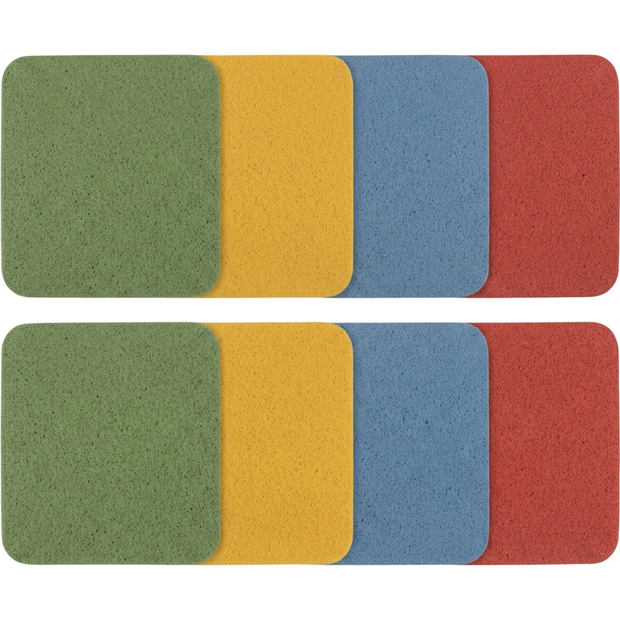 Zanoa Cellulose Sponge Cleaning Cloths Set of 8 20 x 18 cm Four Colours